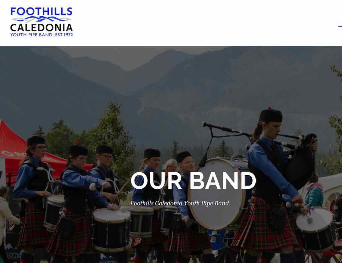 Foothills Caledonia Youth Pipe Band