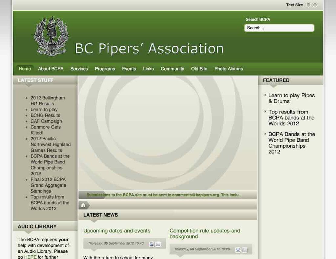 british columbia pipers association