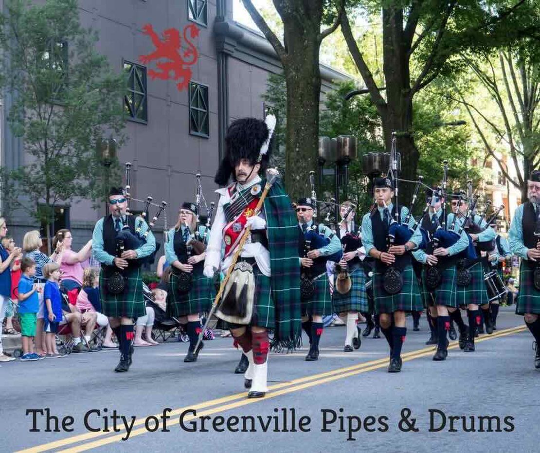 city of greenville pipe band