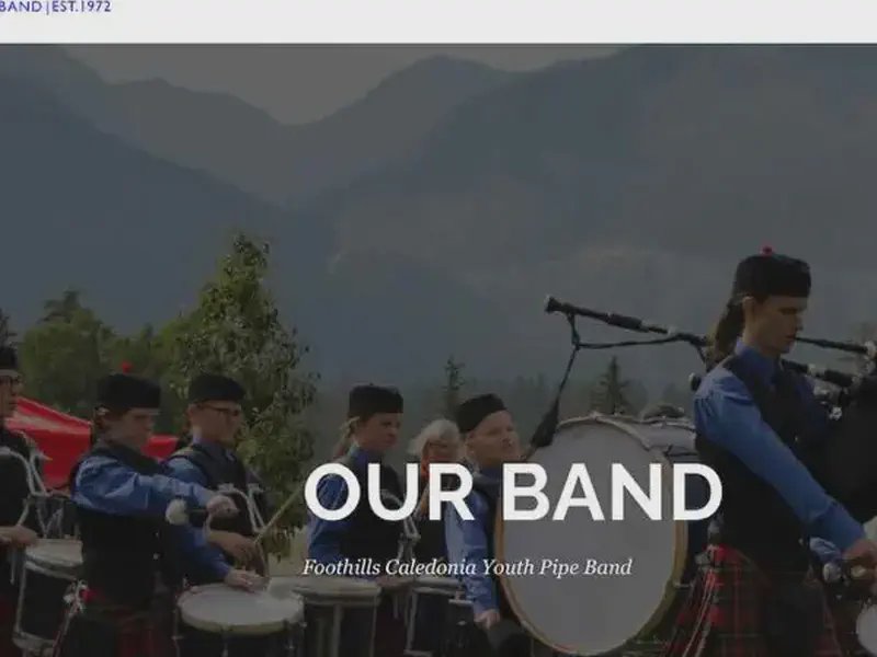 Foothills Caledonia Youth Pipe Band