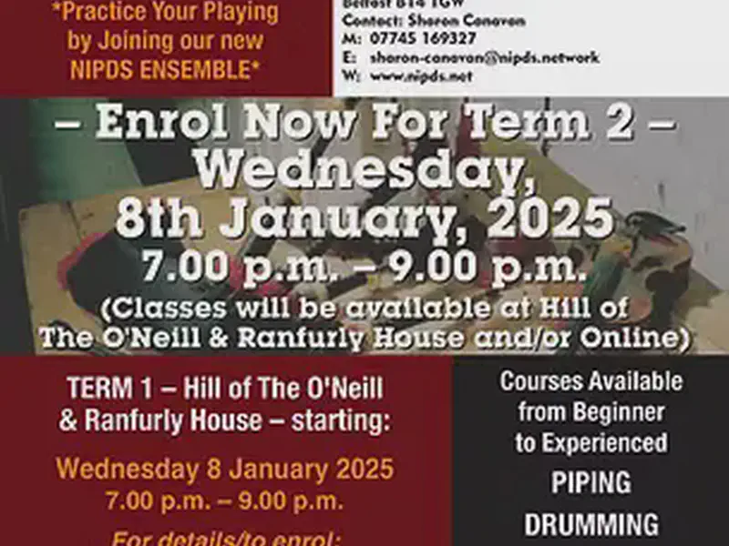 No. Ireland Piping & Drumming School - O'Neill & Runfurly House