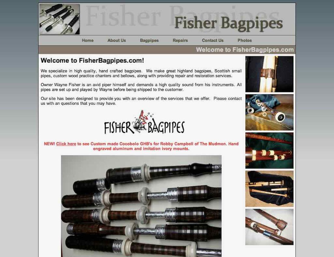fisher bagpipes