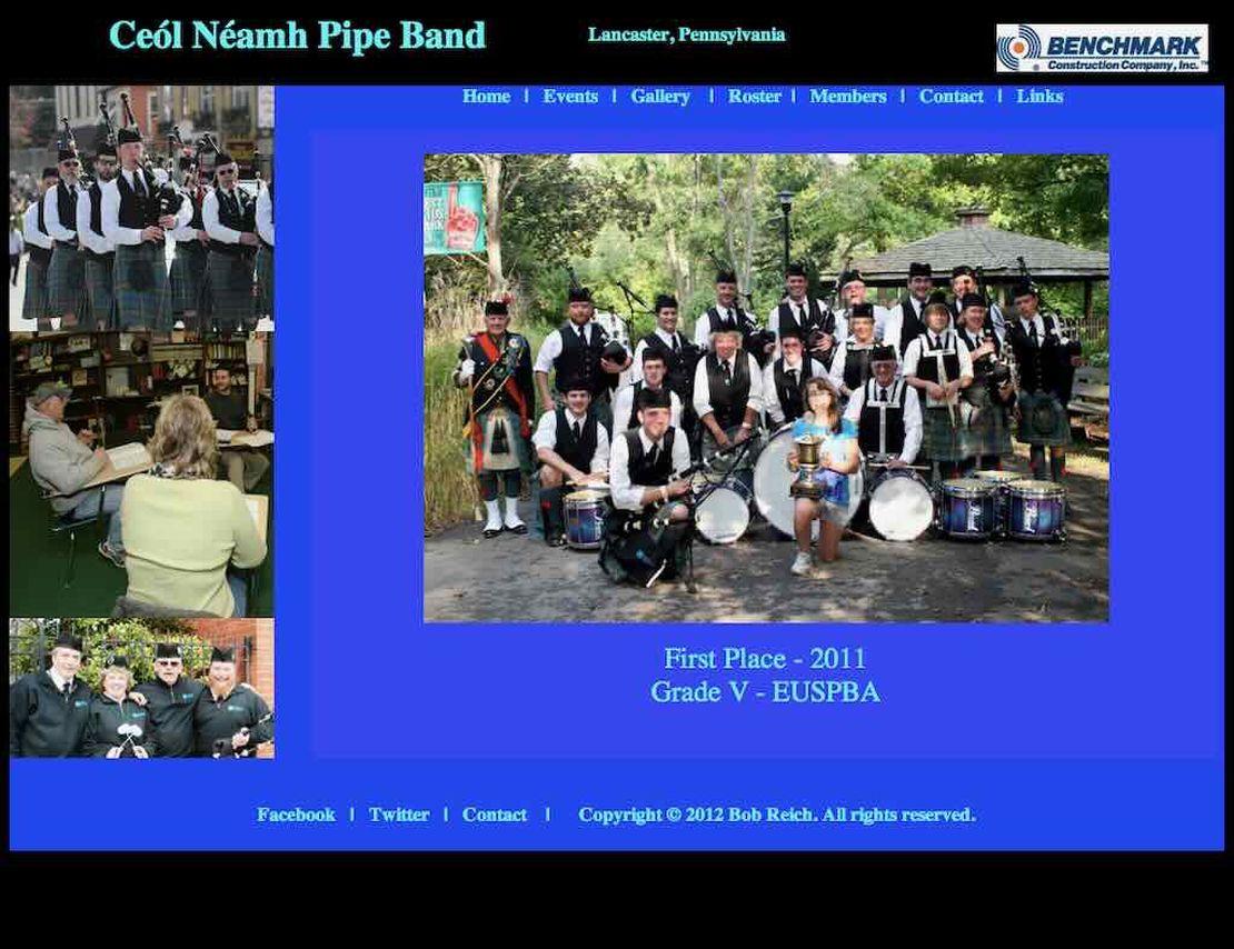 ceol neamh pipe band