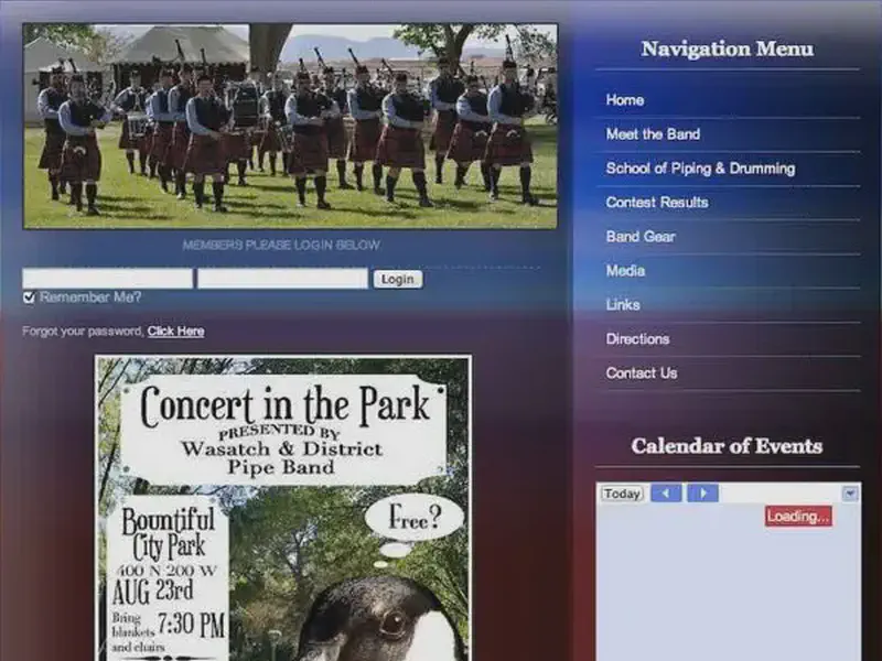 wasatch and district pipe band