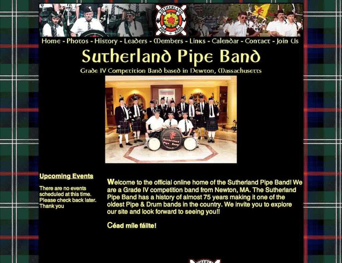 sutherland pipe band