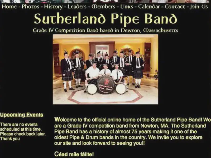 sutherland pipe band