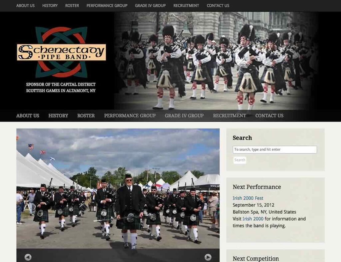 schenectady pipe band