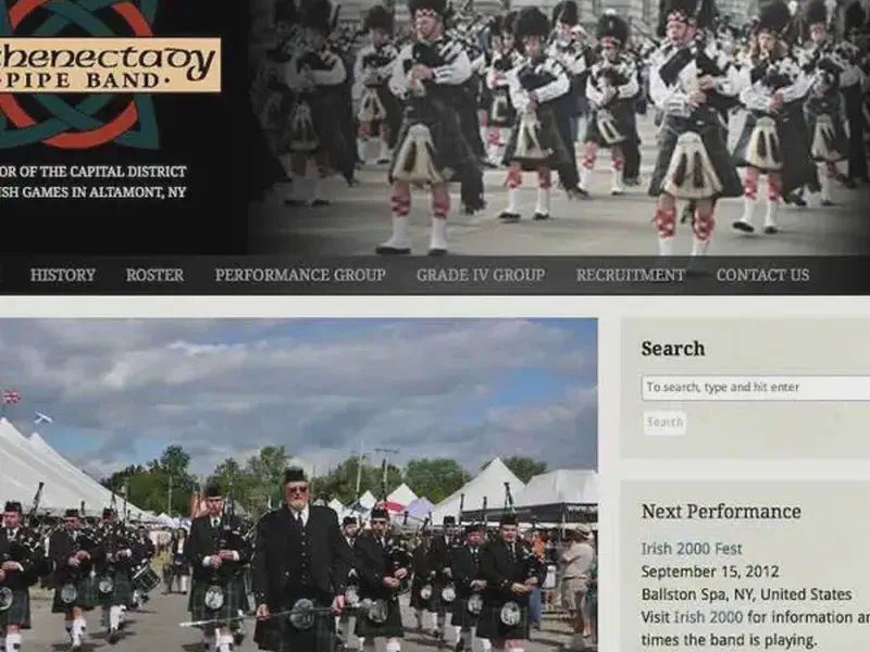 schenectady pipe band