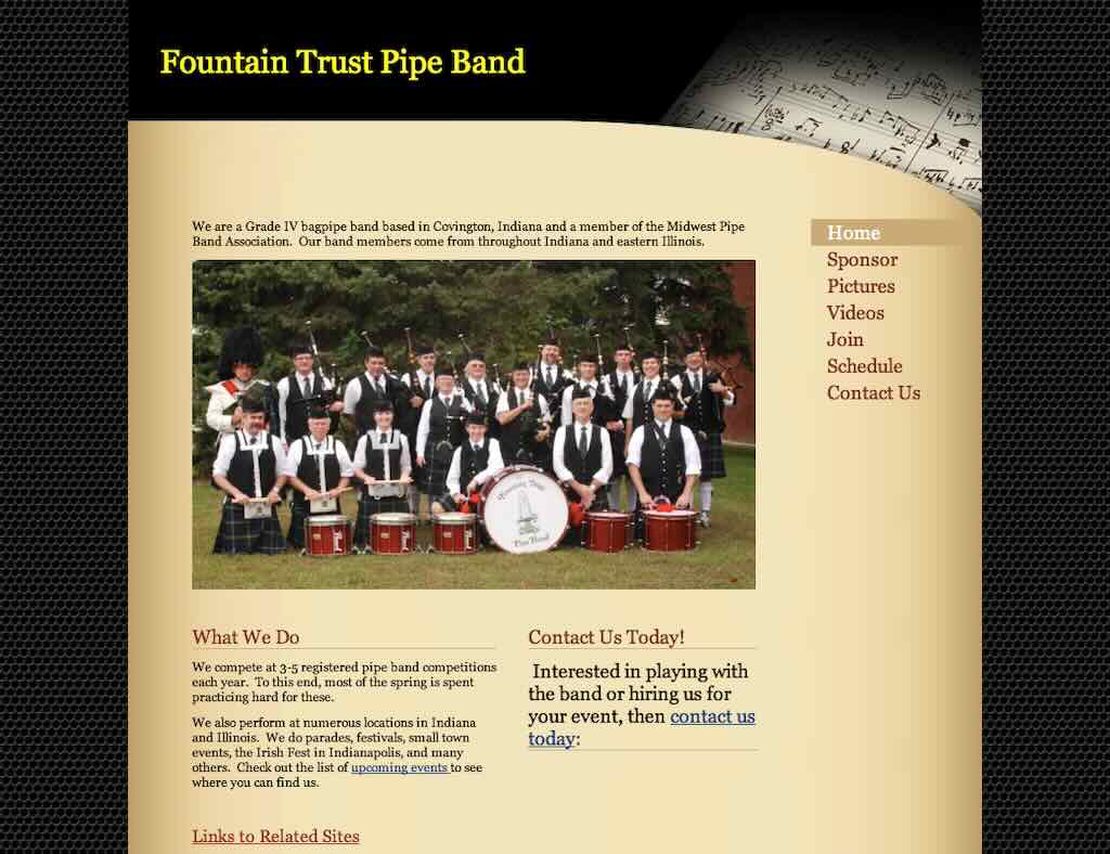 pipes and drums of the fountain trust