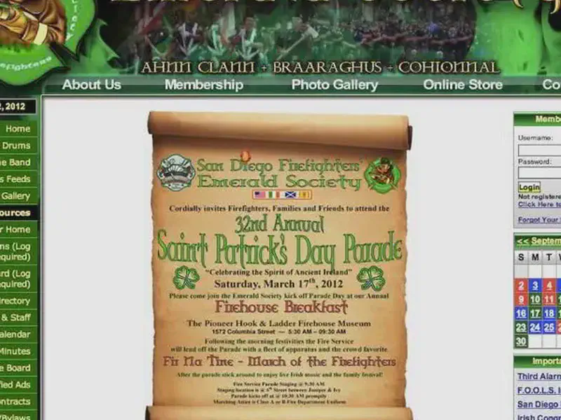 san diego firefighters emerald society