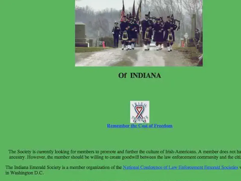 indiana emerald society police pipe band