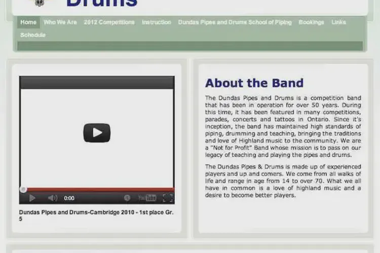 dundas pipes and drums