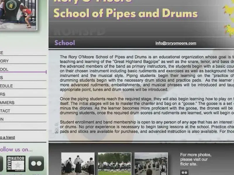 rory o' moore pipes and drums