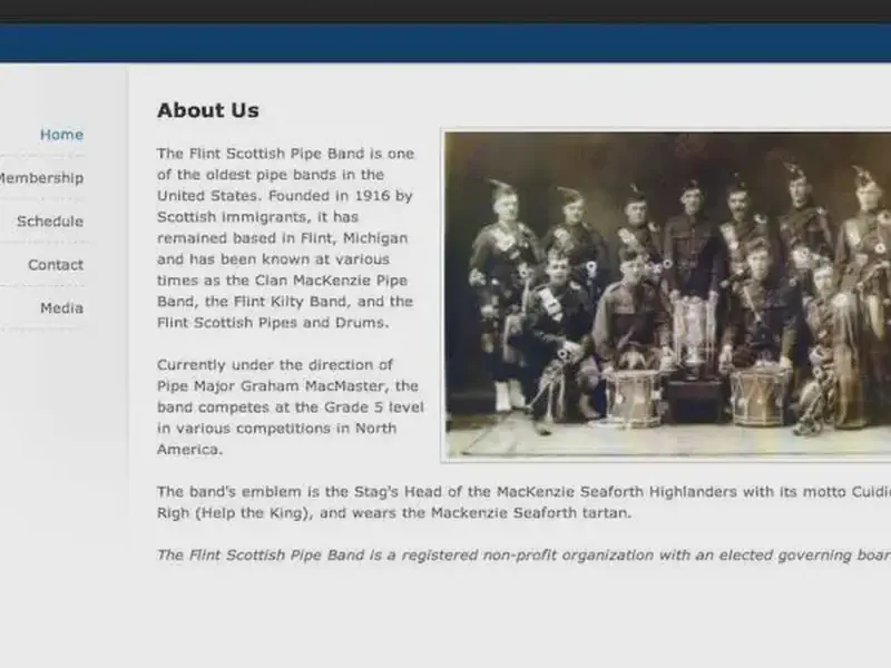 flint scottish pipe band