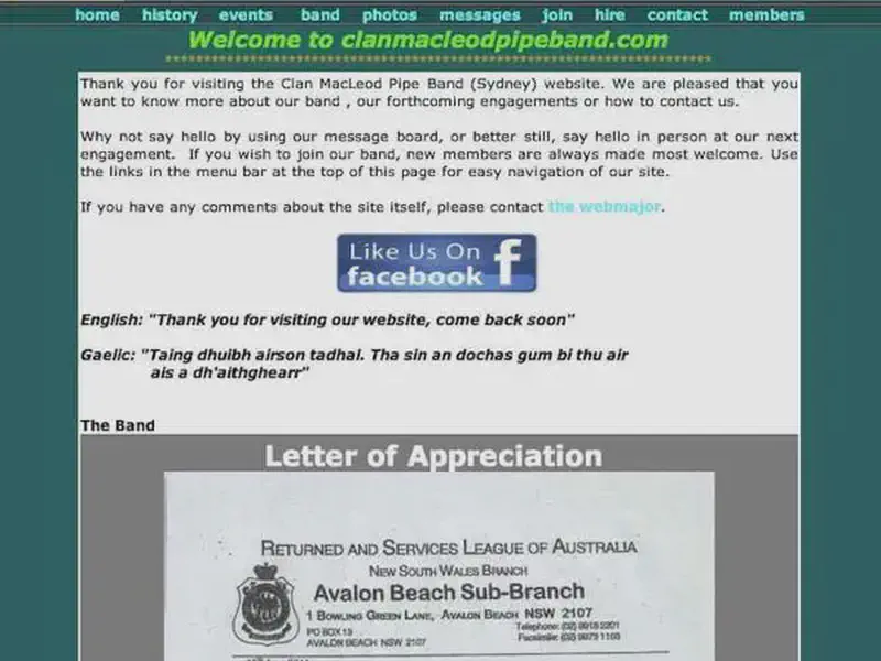 clan macleod pipe band