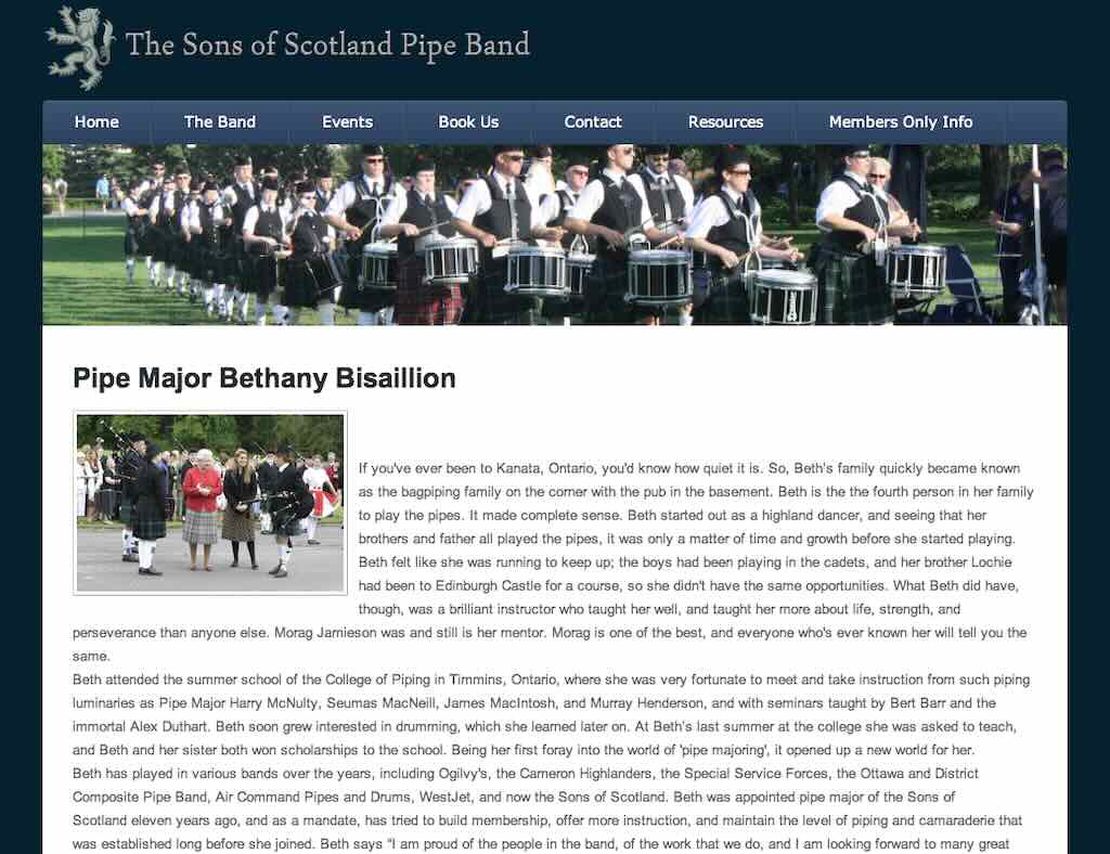 sons of scotland pipe band