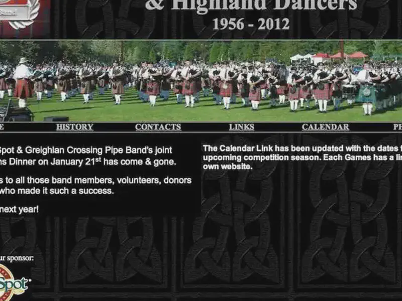 white spot youth pipe band