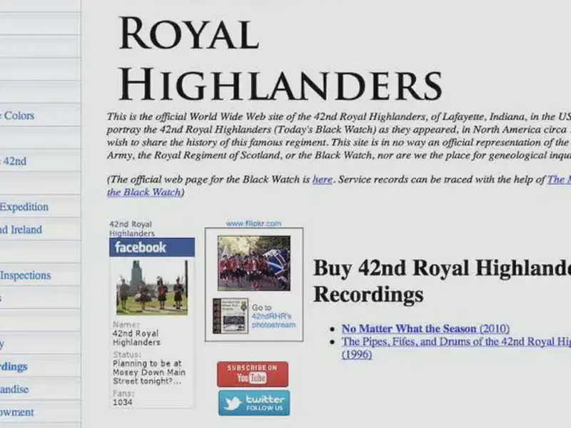 42nd royal highland regiment