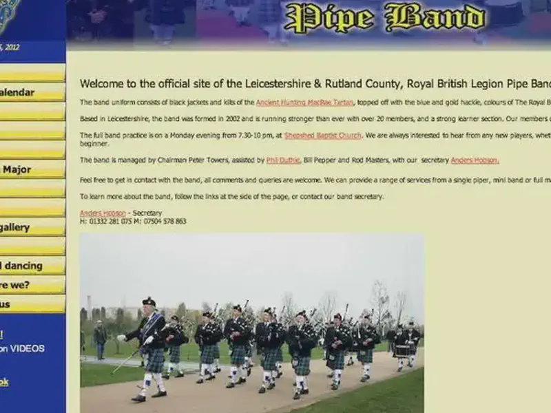 L.R.C.  R.B.L. pipe band