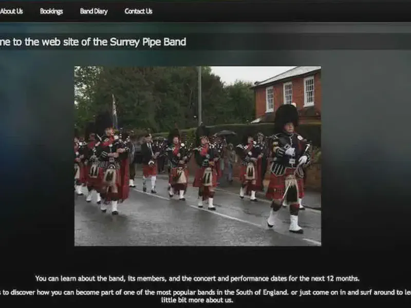 surrey pipe band