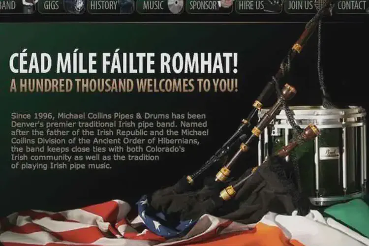 michael collins pipes and drums