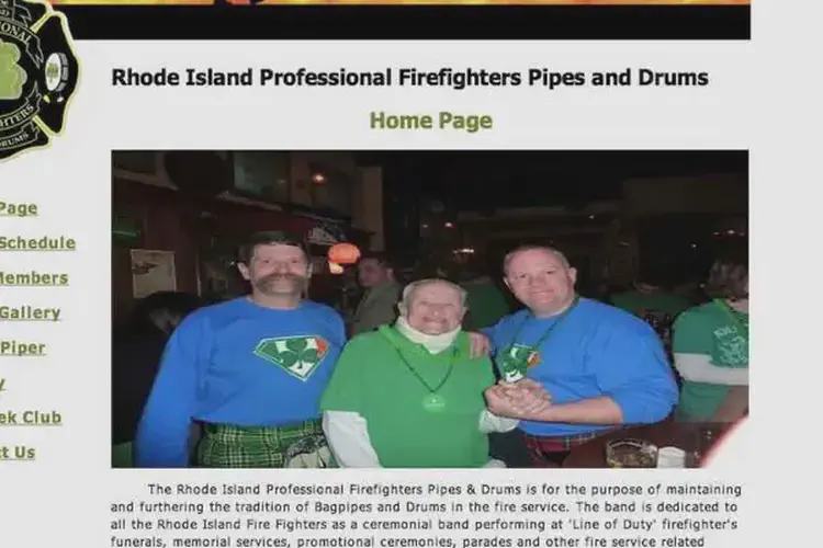 rhode island professional firefighters pipeband