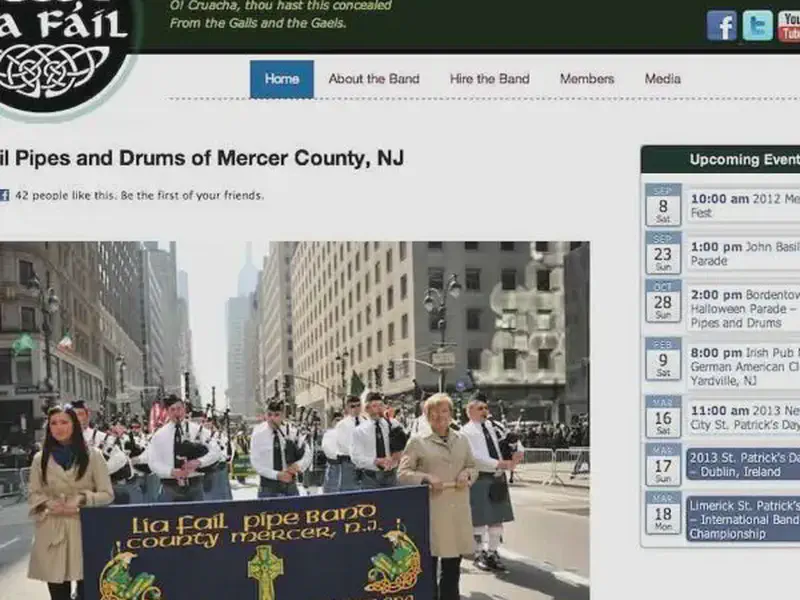lia fail pipes and drums of mercer county, nj