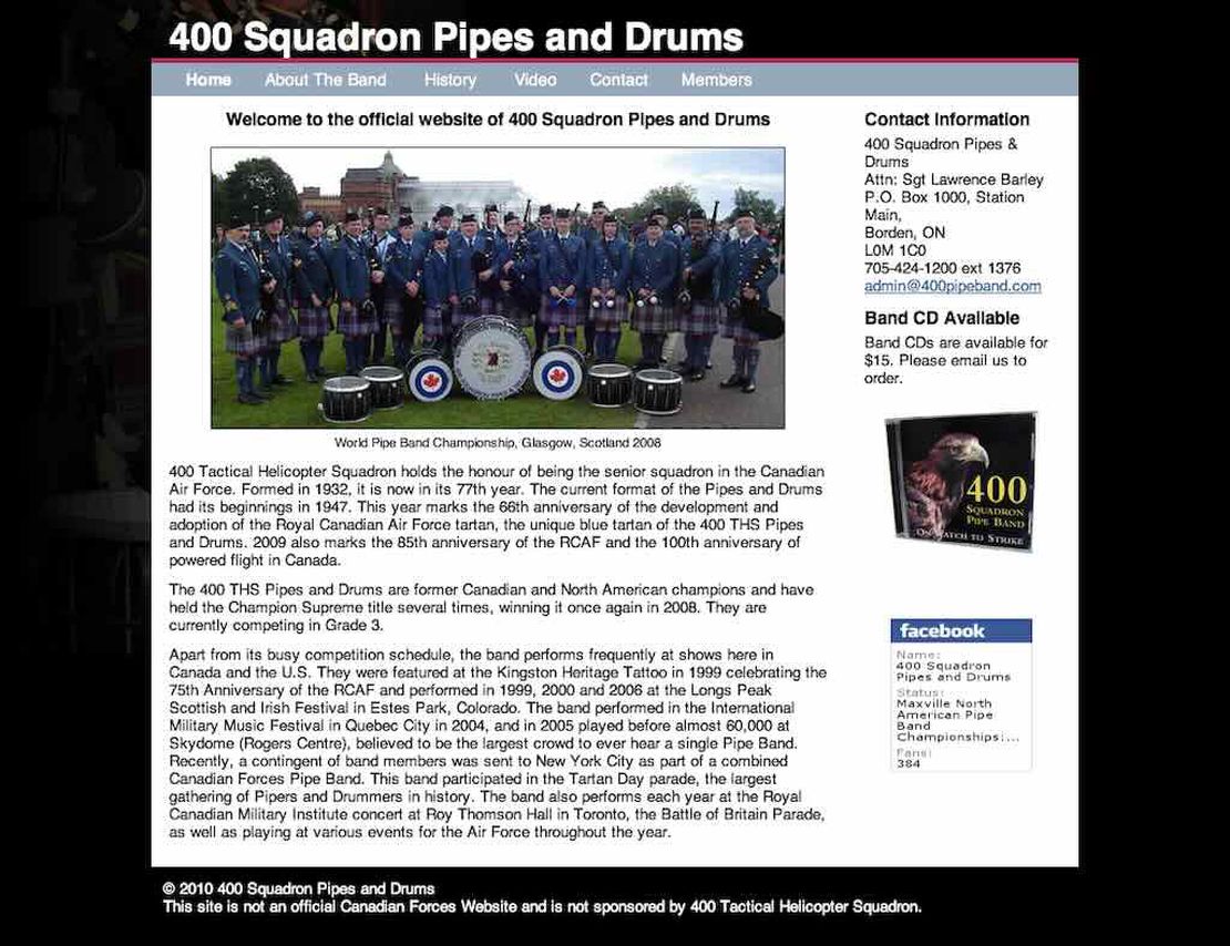 bowmanville legion pipe band