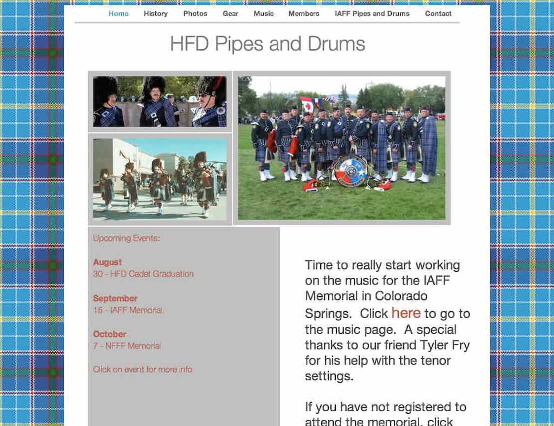houston fire department pipes and drums
