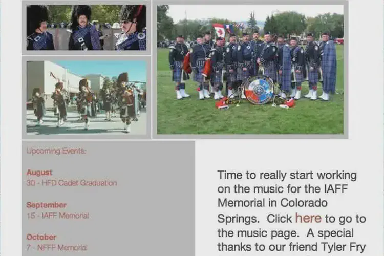 houston fire department pipes and drums