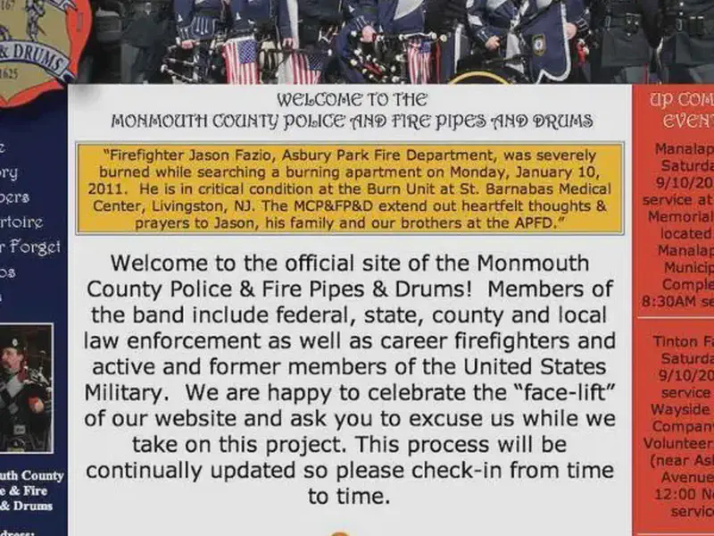monmouth county police pipes and drums