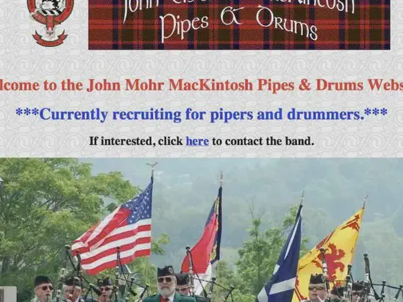 john mohr mackintosh pipes and drums