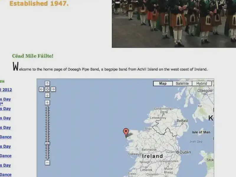 dooagh pipe band achill island