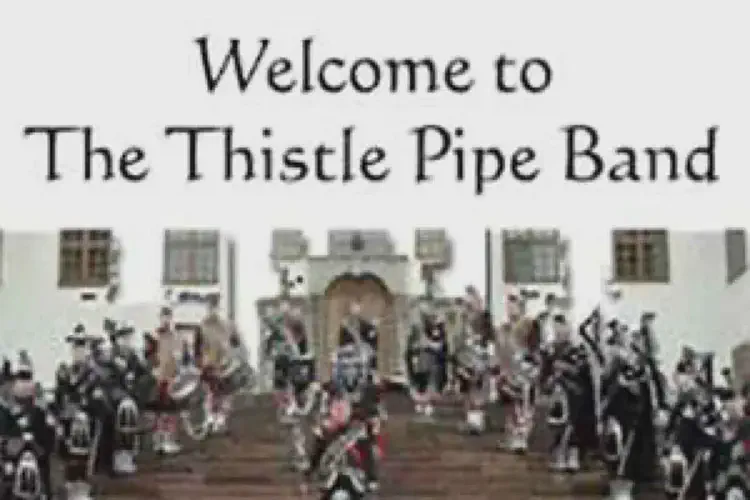 the thistle pipe band