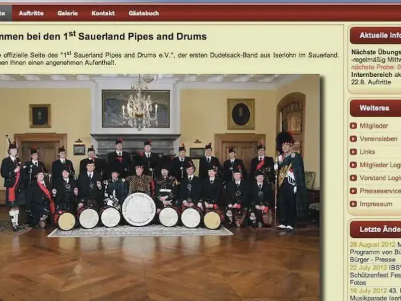 1st sauerland pipes and drums