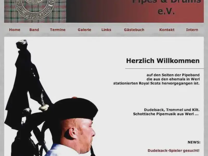 the werl pipes and drums