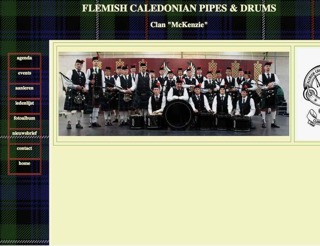 flemish caledonian pipes and drums