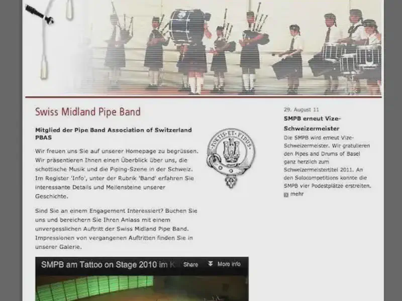 swiss midland pipe band