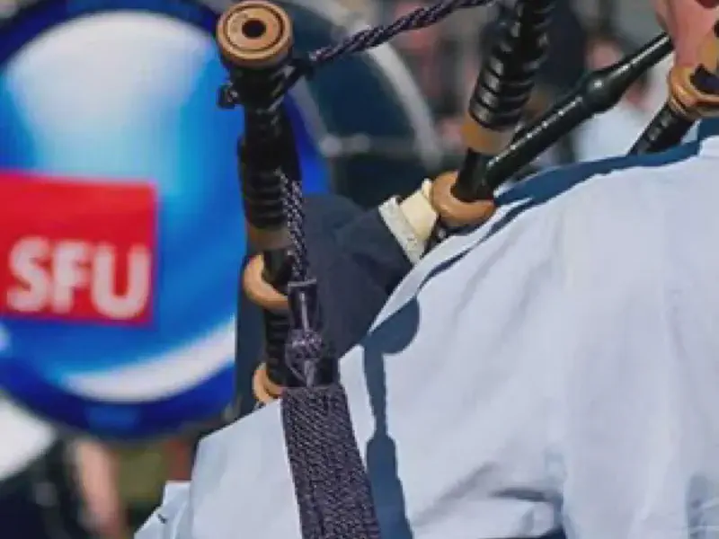 simon fraser university pipe band