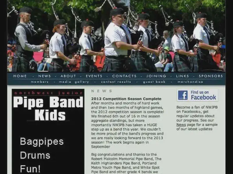 northwest junior pipe band