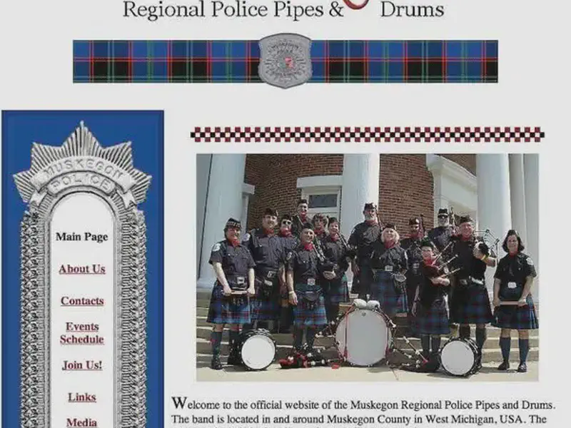 muskegon police pipes and drums