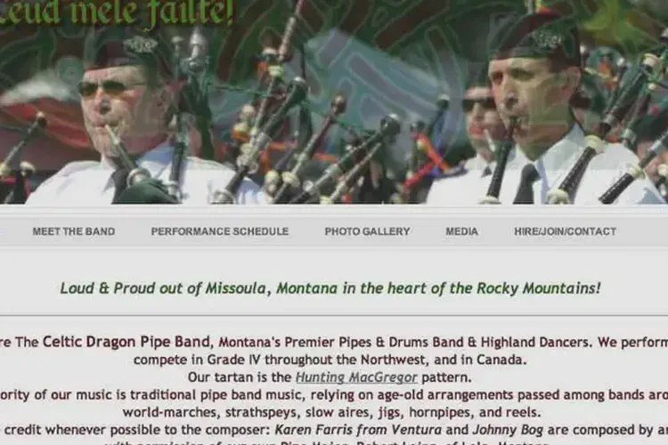 celtic dragon pipe band