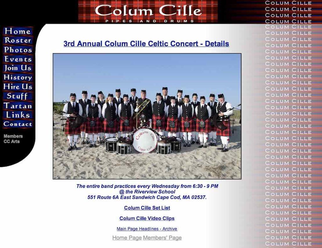 colum cille pipes and drums