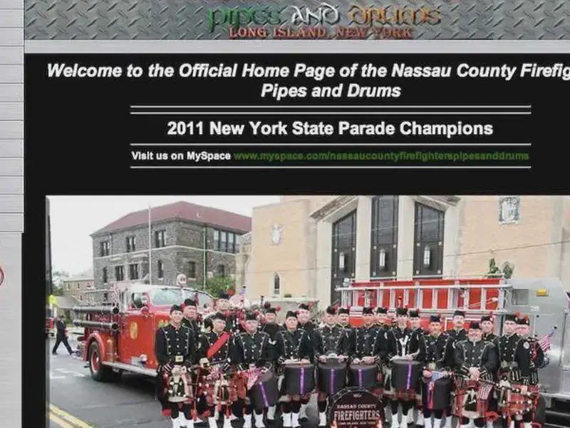 nassau county firefighters pipes and drums