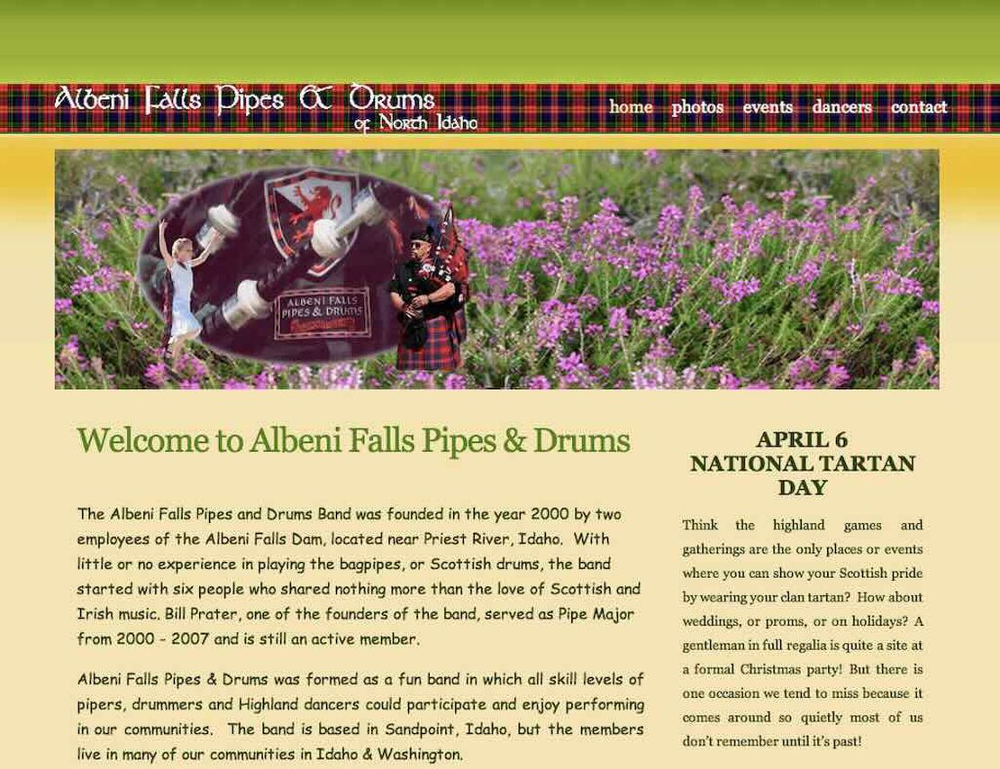 albeni falls pipes and drums band