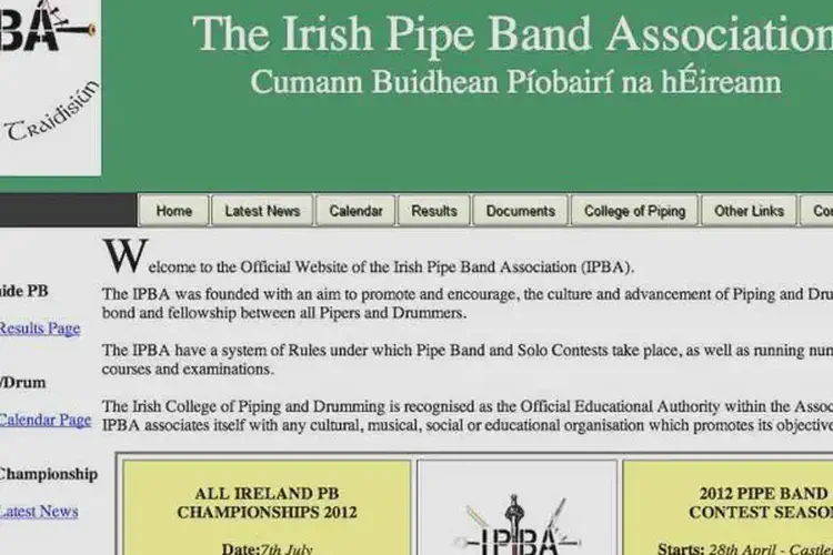 irish pipe band association