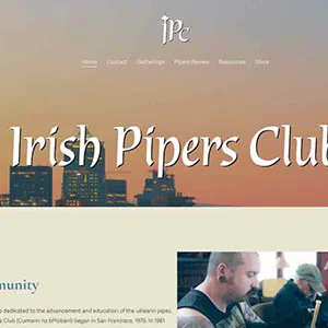the irish pipers club