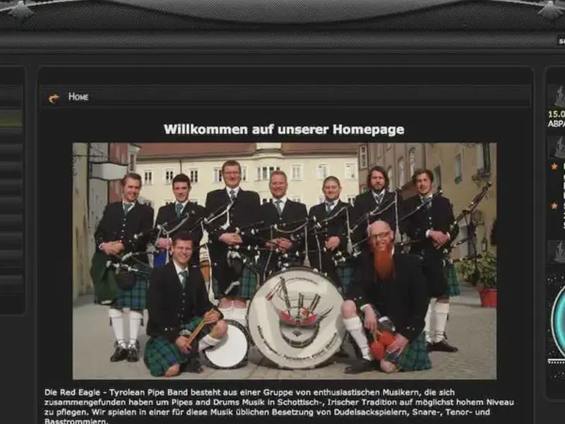 red eagle - tyrolean pipe band