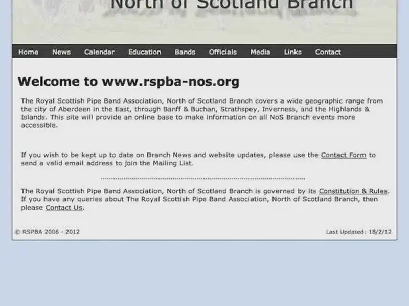 RSPBA - north of scotland branch