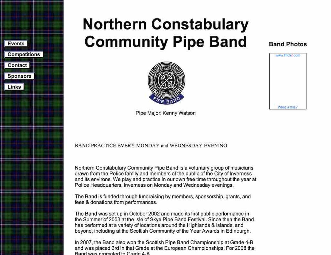 northern constabulary pipe band